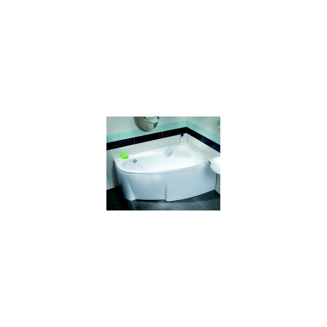 Akrilinė asimetriška vonia RAVAK Asymmetric, 170x110 L