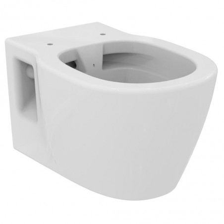 WC pakabinamas Ideal Standard Connect, Rimless, su matomais tvirtinimais