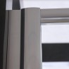 Stumdoma vonios sienelė PXV2L 1500/1500, stiklas skaidrus, profilis blizgus
