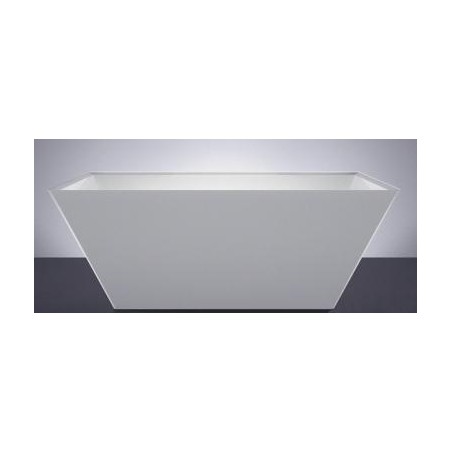 Akmens masės vonia Vispool Quadro, 175x80 balta