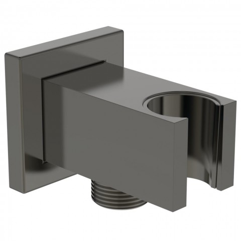 Rankinės dušo galvos laikiklis Ideal Standard IdealRain, Cube su jungtimi, Magnetic Grey