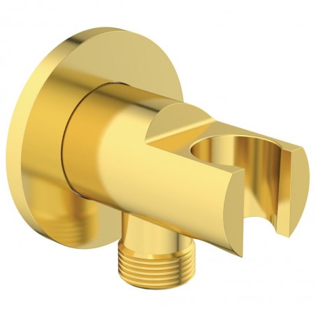 Rankinės dušo galvos laikiklis Ideal Standard IdealRain, su jungtimi, Brushed Gold