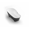 Akmens masės vonia Adeona2 1705x780mm, išorės spalva RAL 9005, vidus baltas