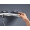 Grohtherm 800 Cosmopolitan termostatinis maišytuvas dušui (metal rankenėlės) chromas