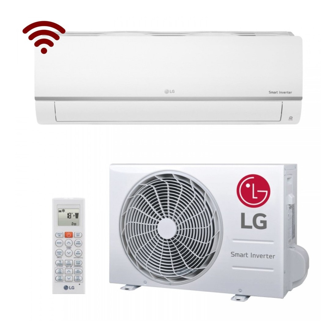 Sieninis oro kondicionierius LG, Standard Plus R32 Wi-Fi, 6.6/7.5