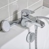 Vonios maišytuvas Ideal Standard, Ceraflex, montuojamas į kraštą, su dušo komplektu