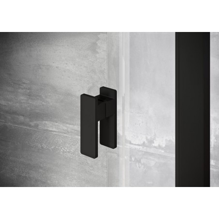 Dušo durys Ravak Nexty, NDOP1-90 juodas+Transparent