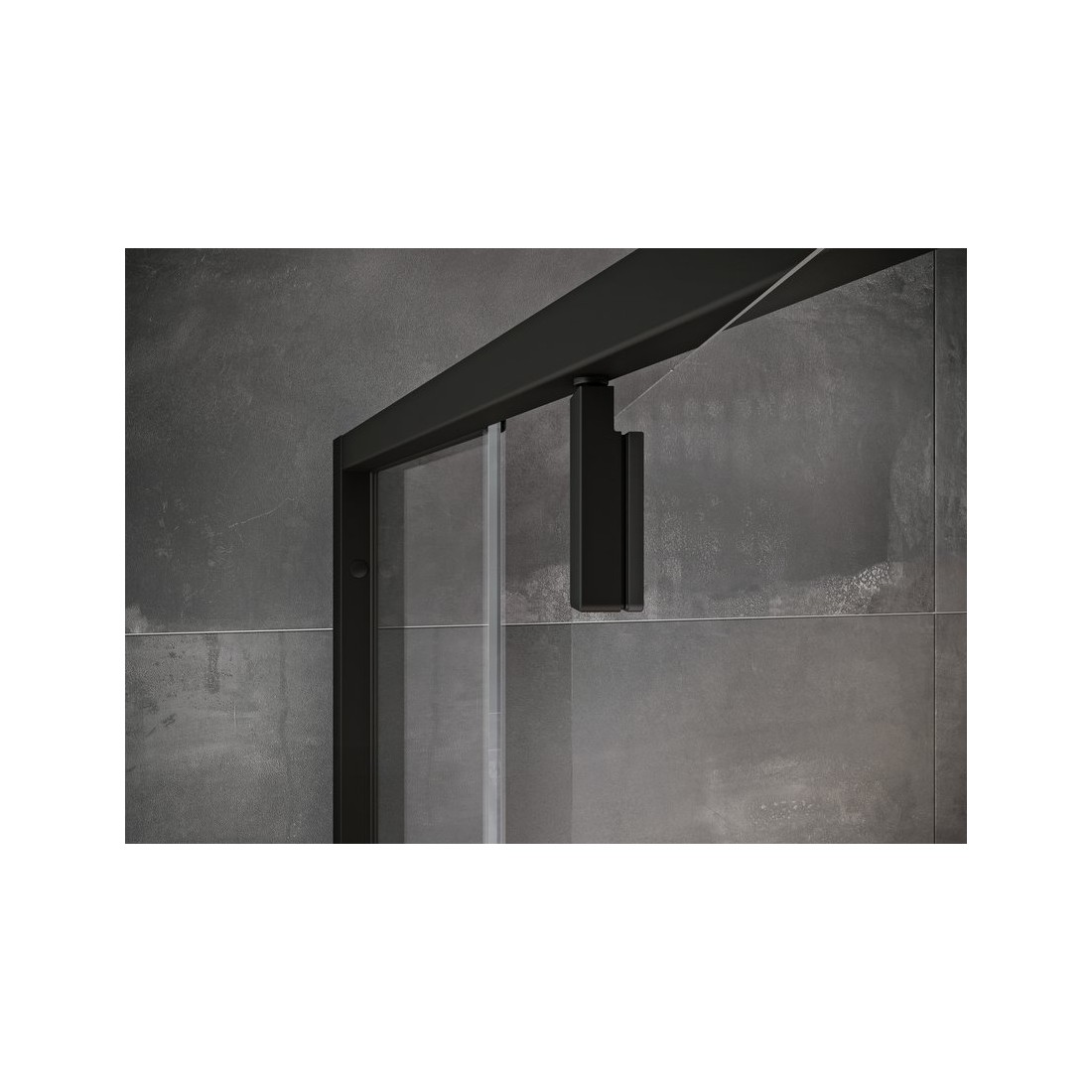 Dušo durys Ravak Nexty, NDOP2-100 juodas+Transparent
