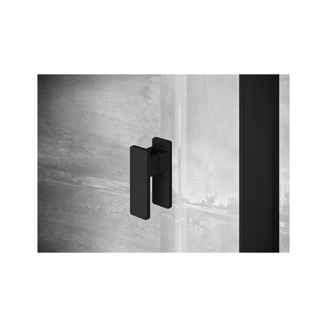 Dušo durys Ravak Nexty, NDOP2-100 juodas+Transparent
