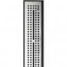 TECEdrainline poliruoto nerūdijančio plieno dušo latako grotelės "quadratum", tiesios, ilgis 70 cm