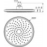 Potinkinis dušo komplektas Ideal Standard Ceratherm T100 su 200 mm galva, chromas